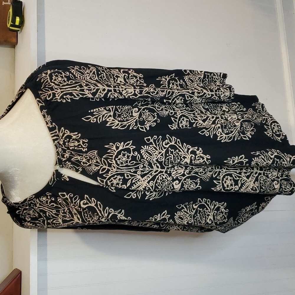 Lucky Brand Viscose keyhole top size 1X